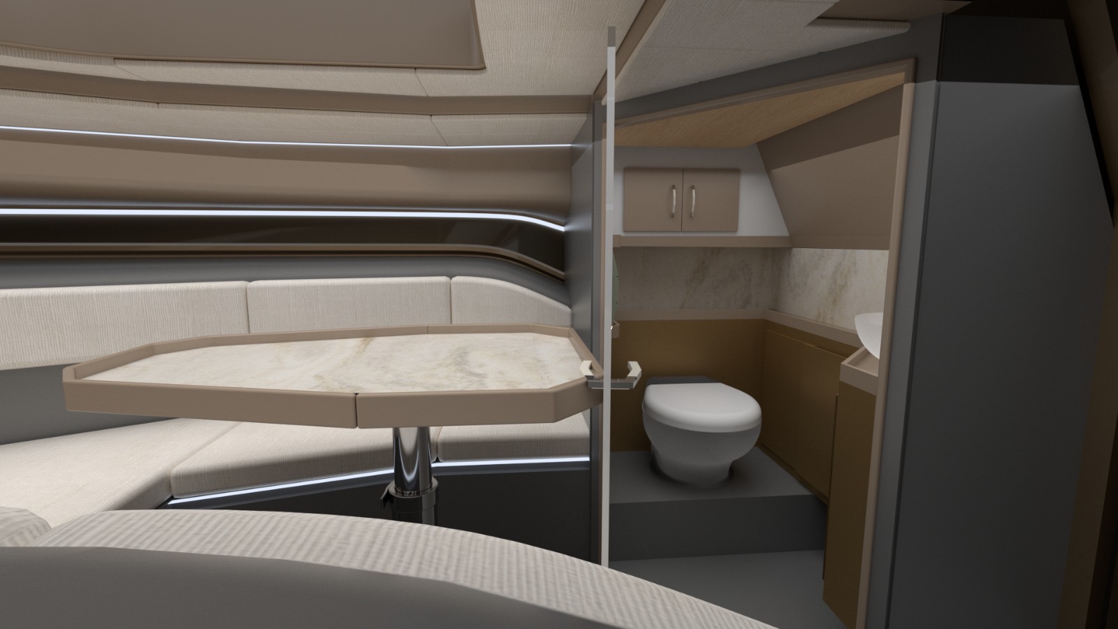 Solunox S960V — deck seating