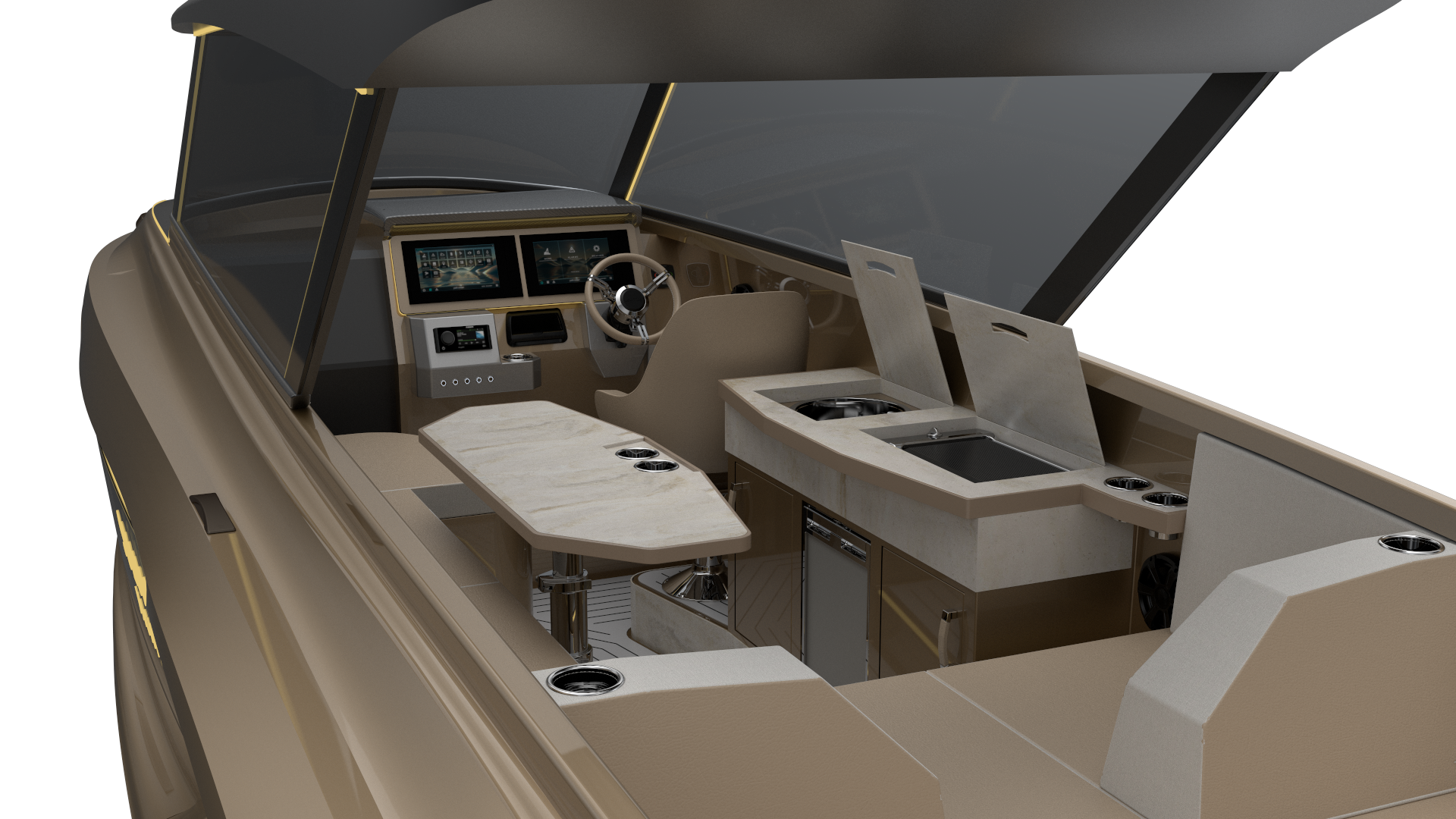 Solunox S960V — interior detail